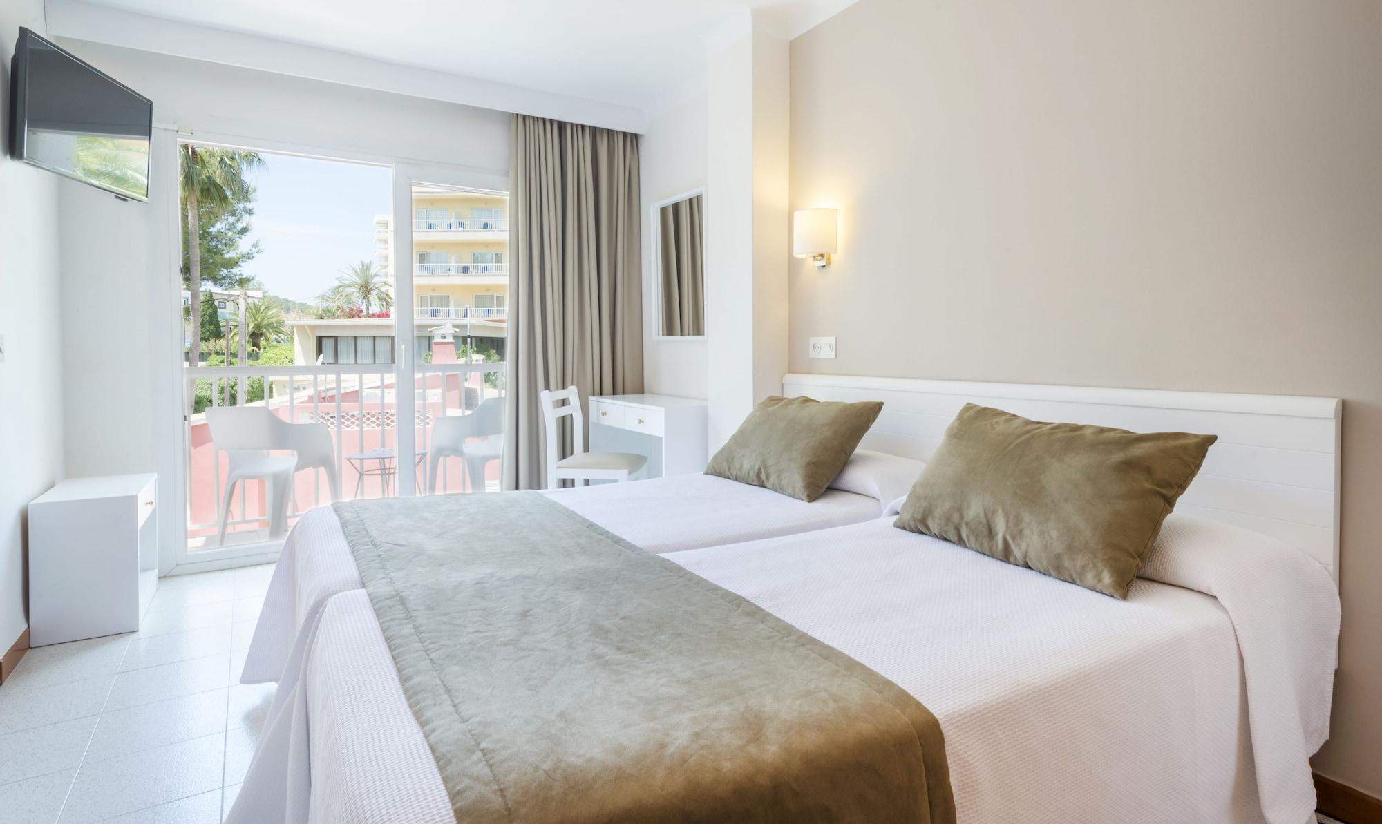 Hostal Residencia Sutimar Peguera Bagian luar foto